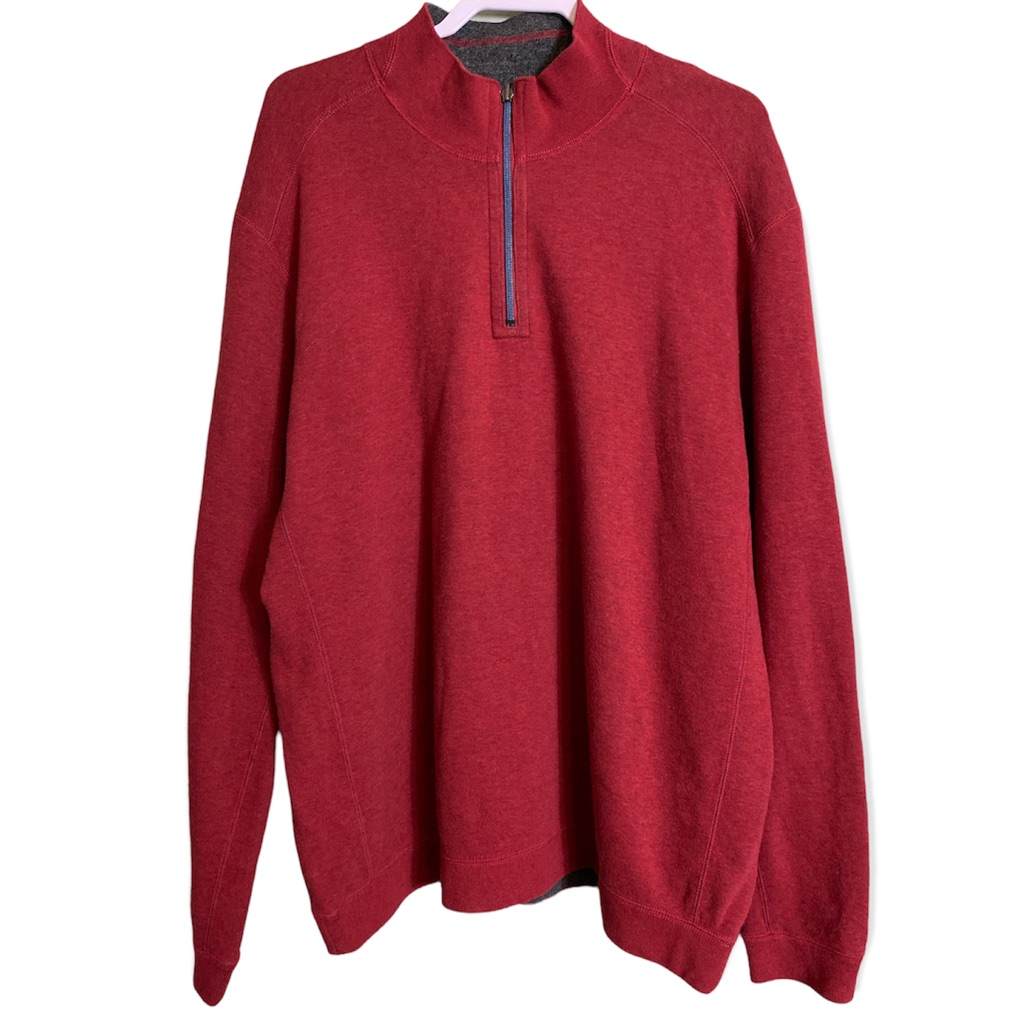 Euc Tommy Bahama Pullover Zip Up Size Xxl.Size Tag Removed